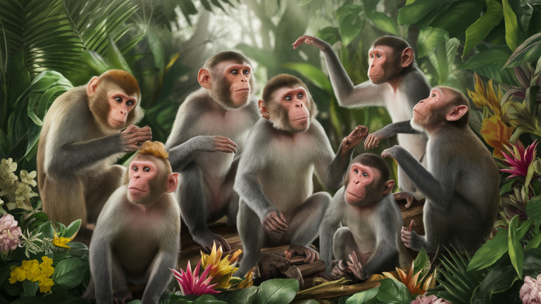 Comment les singes communiquent-ils de manière passionnante ?