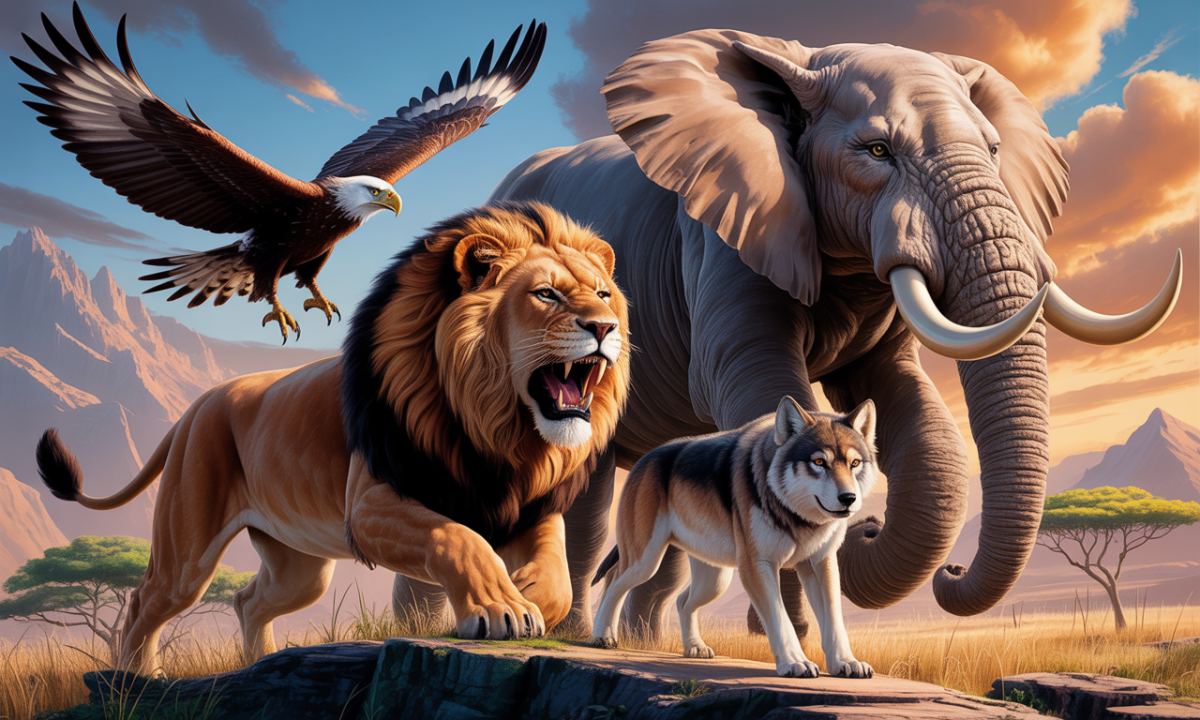 découvrez la puissance impressionnante des animaux majestueux et explorez leurs forces exceptionnelles dans la nature.